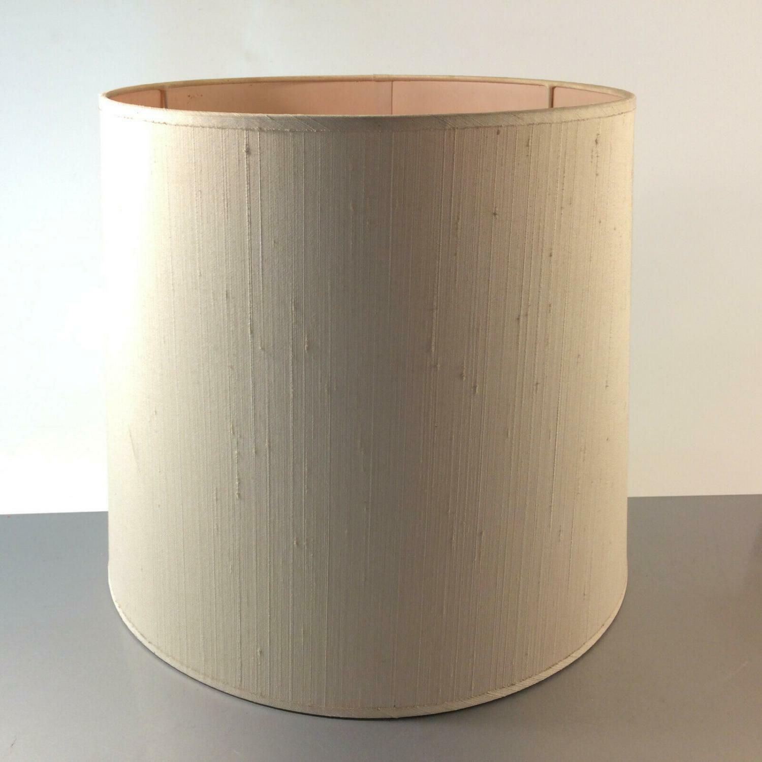 Lampenfuß Leuchte Glas grün ITALY 29 cm + SCHIRM 50er 60er 70er Lampe 