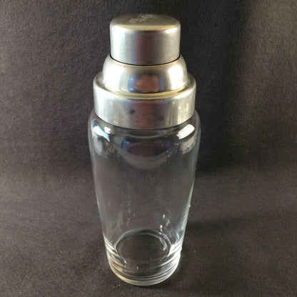 BMF Glas 70er 60er Cocktailshaker 60er 70er 22 cm Shaker