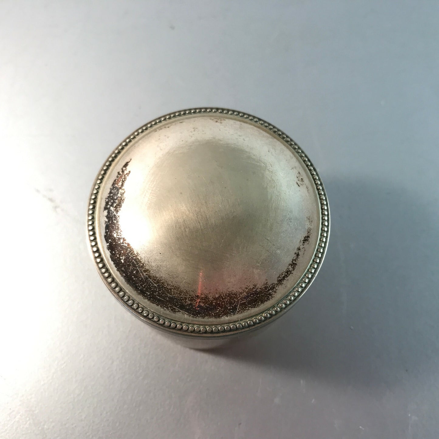 WMF Straußenmarke Dose Art Déco 20er 30er Deckeldose silber Metall 