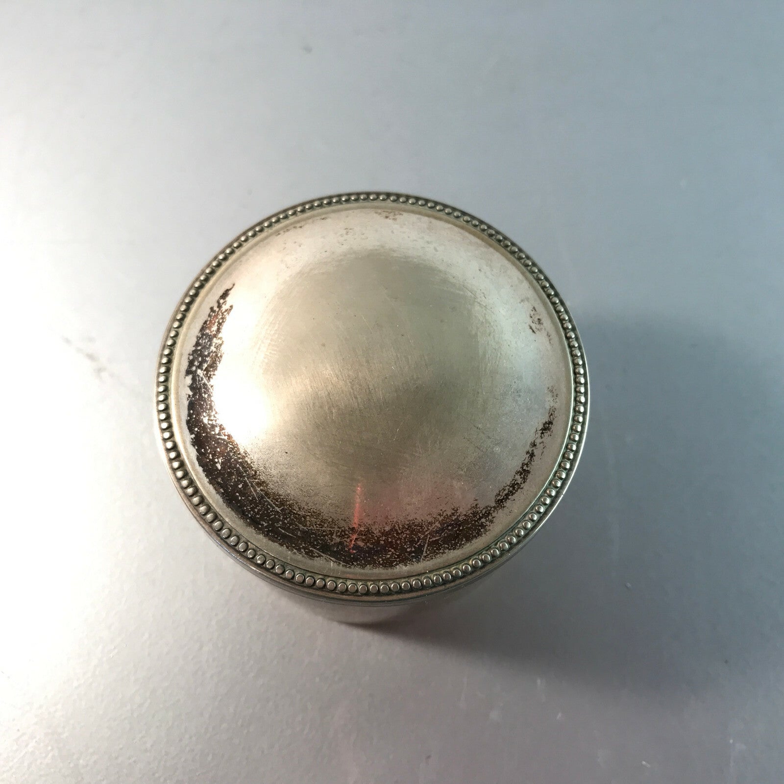WMF Straußenmarke Dose Art Déco 20er 30er Deckeldose silber Metall 