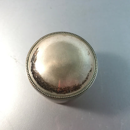 WMF Straußenmarke Dose Art Déco 20er 30er Deckeldose silber Metall 
