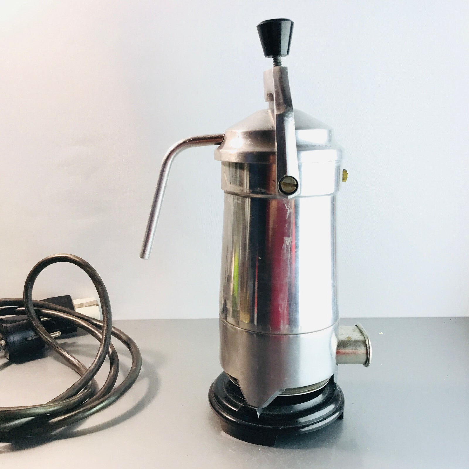 Espressomaschine UNGARN Espressokocher 27,5 Kaffeemaschine Alu 50er 60er