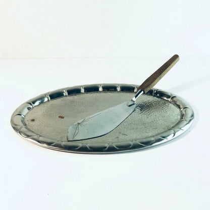 Tortenheber Kuchenheber 50er 60er HOLZ Teak MID CENTURY + Tablett