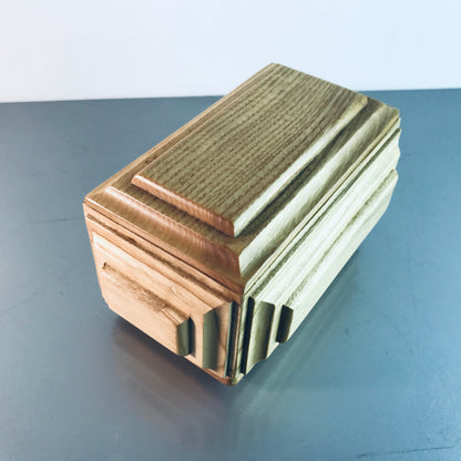 Schatulle Holz 60er 50er MID CENTURY Dose 17,5 x 11 x 9,5 cm