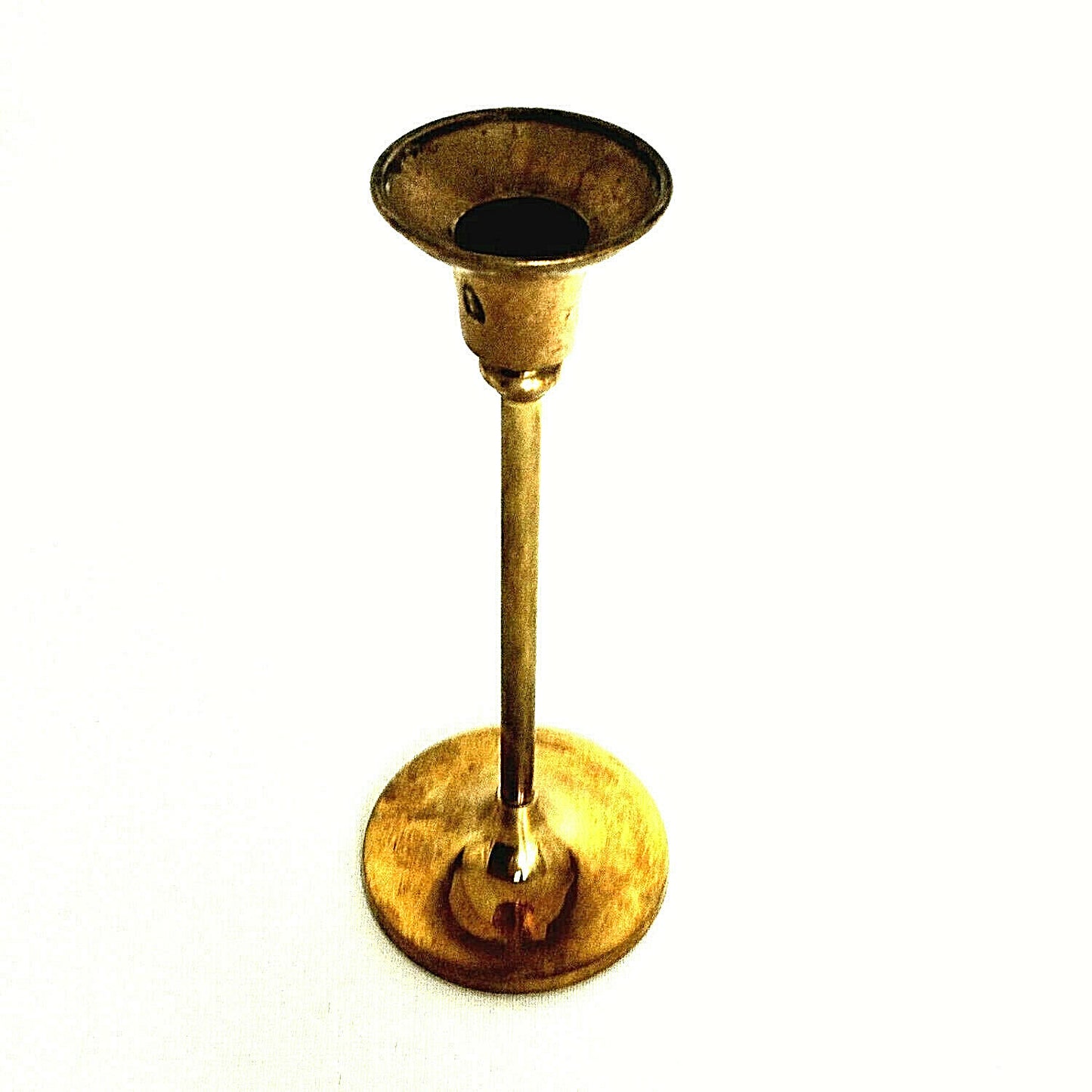MESSING Kerzenhalter Kerzenständer 19 cm Haushaltskerzen GILDE