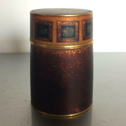 Käthe RUCKENBROD Dose Emaille 50er 60er Stegemaille Cloisonne Deckeldose