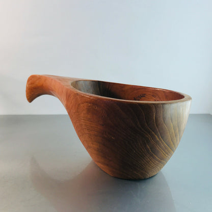 MID CENTURY Holzschale Schale Holz L 28 cm Sauna Schöpfer Teak 50er 60er