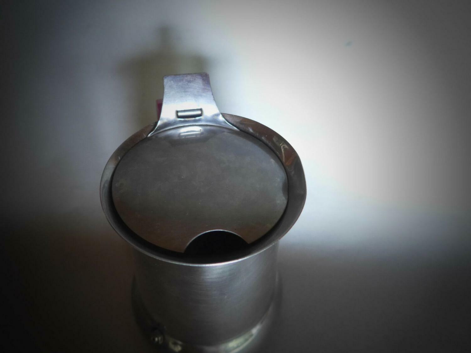 ACC INOX Espressokocher Espressomaschine Edelstahl roter Griff