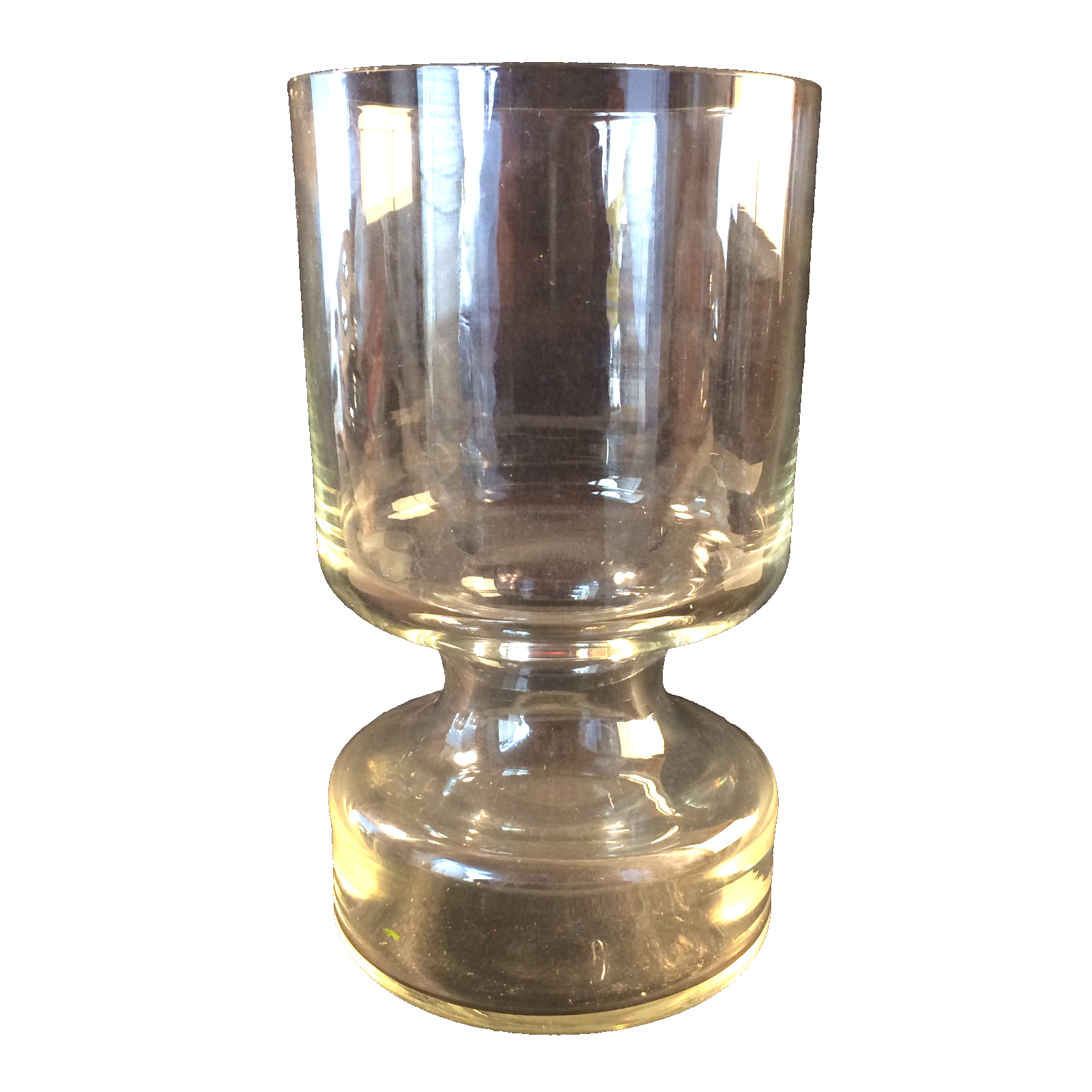 Vintage Vase 60er 70er MID CENTURY Vase Glas  17 cm
