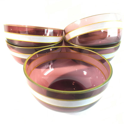 Lila Schälchen Schale 10,3 cm 50er 60er Vintage MID CENTURY Schüssel 