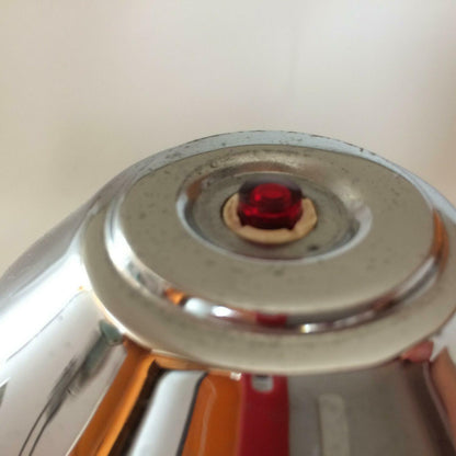 SHAKER Design 50er 60er Cocktailshaker Glas mit GLäser & OVP Rauchglas