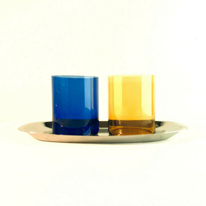 Wassergläser 50er 60er Quist Tablett MID CENTURY Gläser Likörgläser