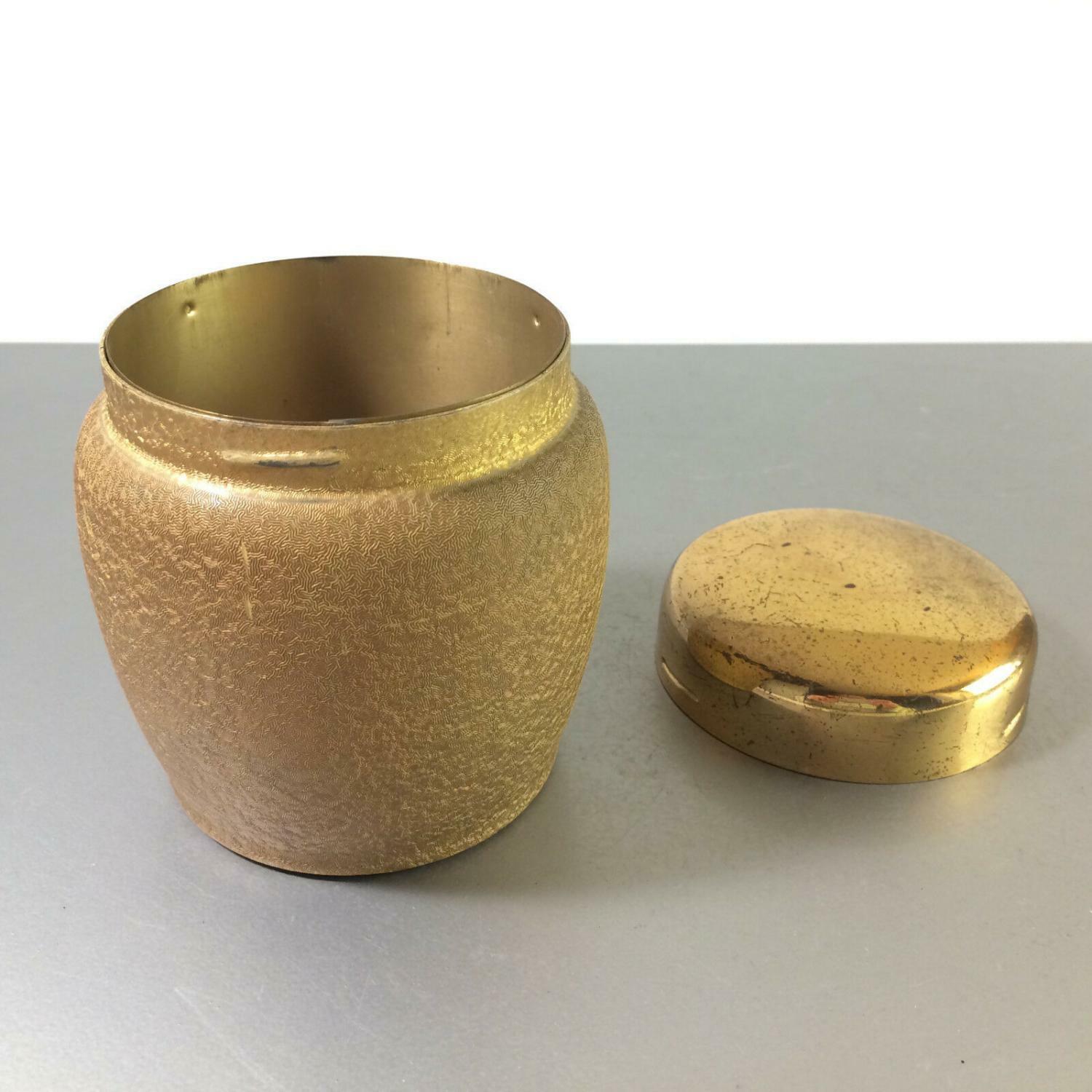 ERHARD & SÖHNE Dose MESSING Deckeldose H 10 cm cm Zigarettendose