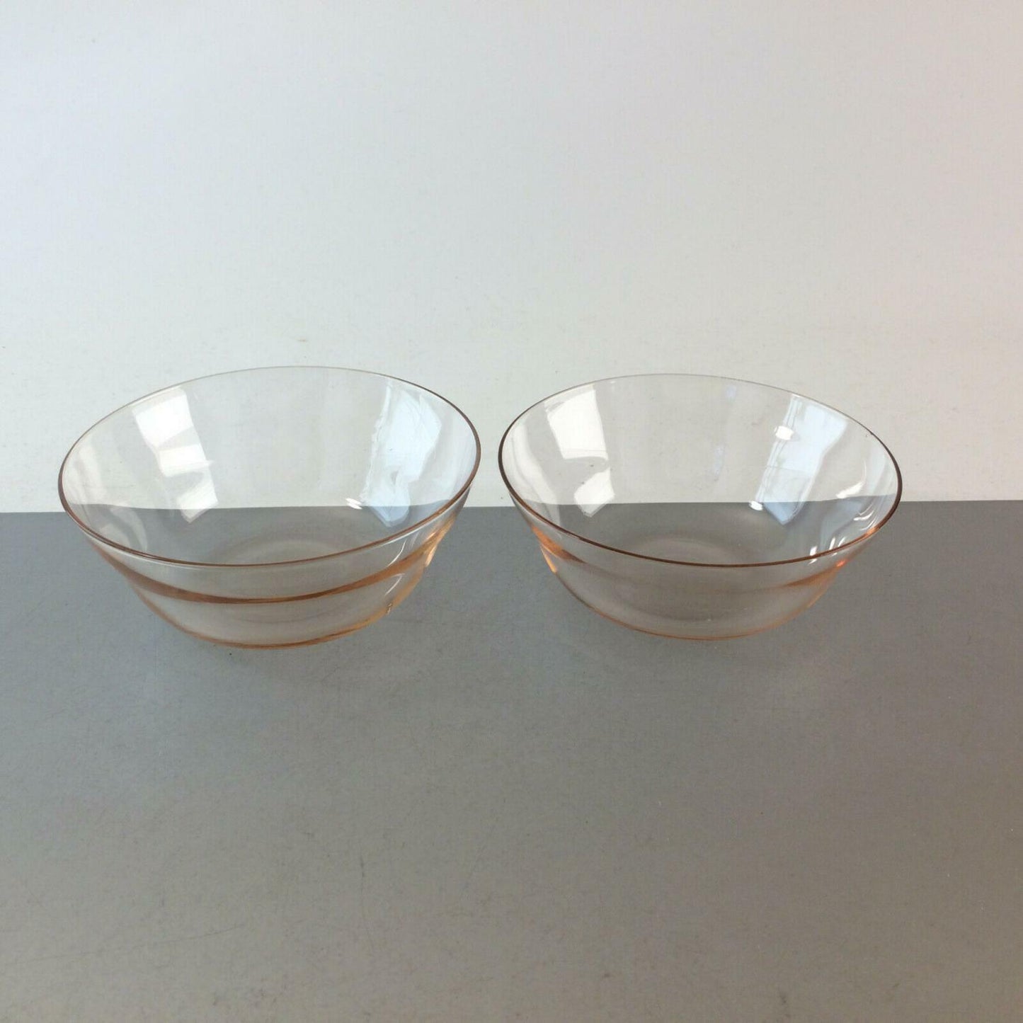 HOLMEGAARD Schälchen rosa rosße Schalen Glas 13 cm 2er Set Schüssel