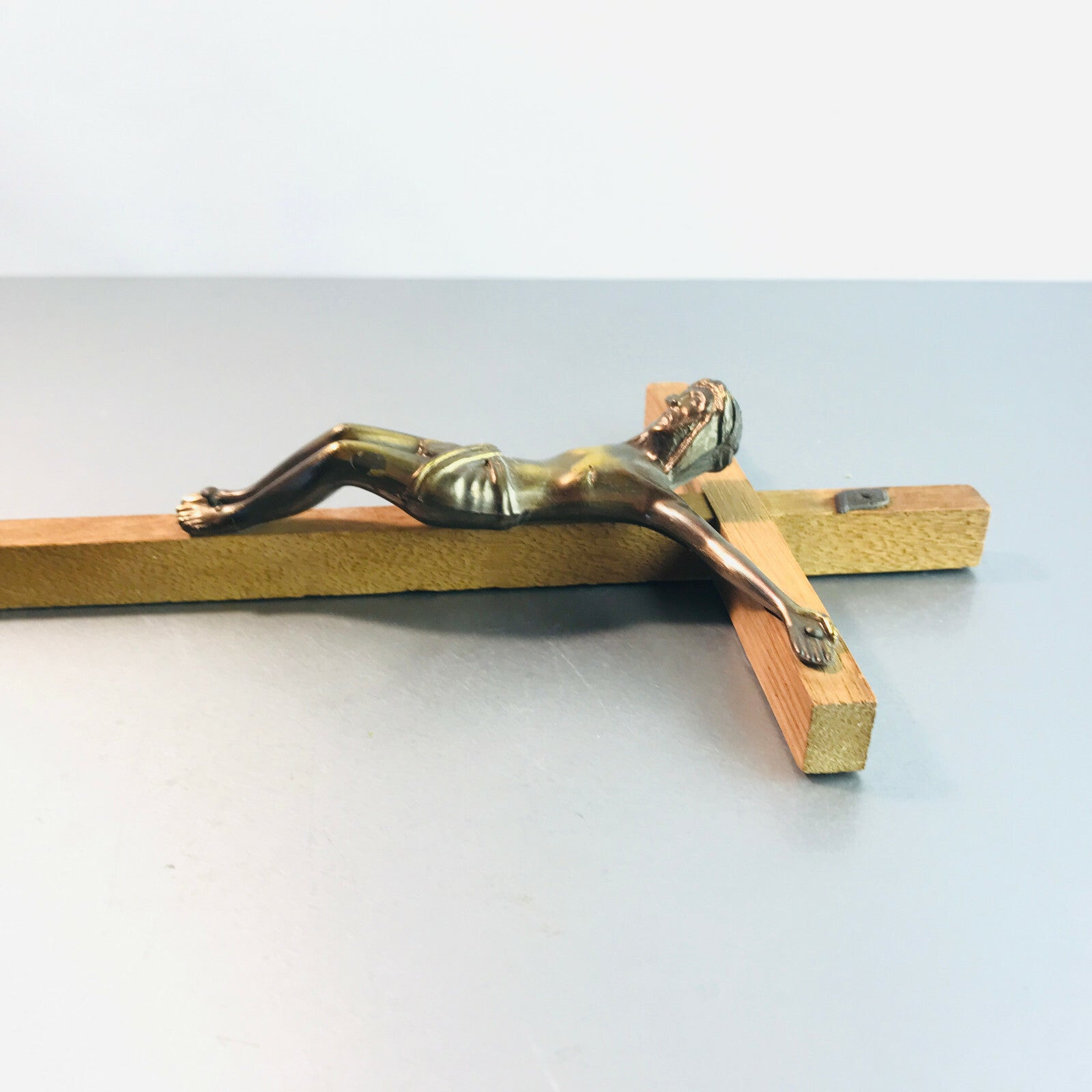 Kreuz Holz 32 cm Jesus am Kreuz Kruzifix Andenken an die Kommunion 