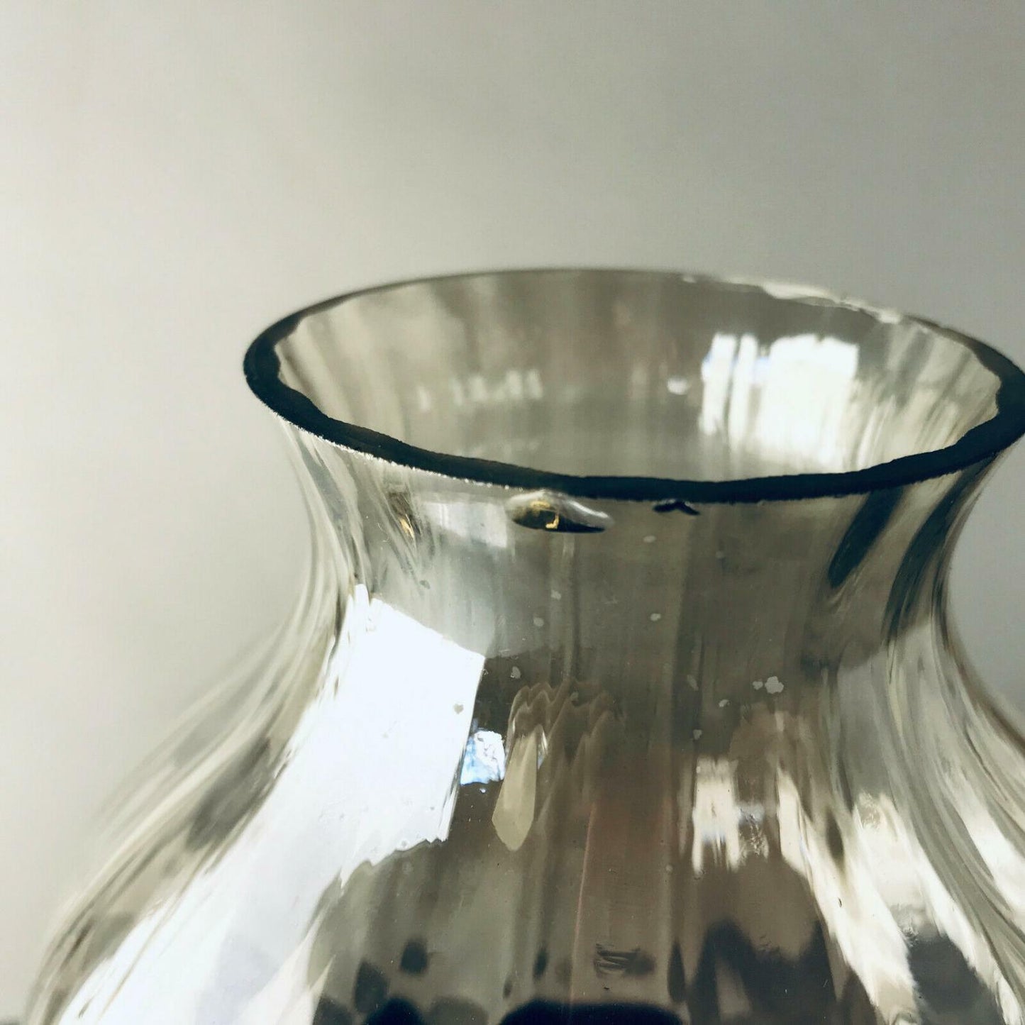 SKS Vintage Windlicht Kerzenhalter Kupfer Glas 22 cm  60er MID CENTURY