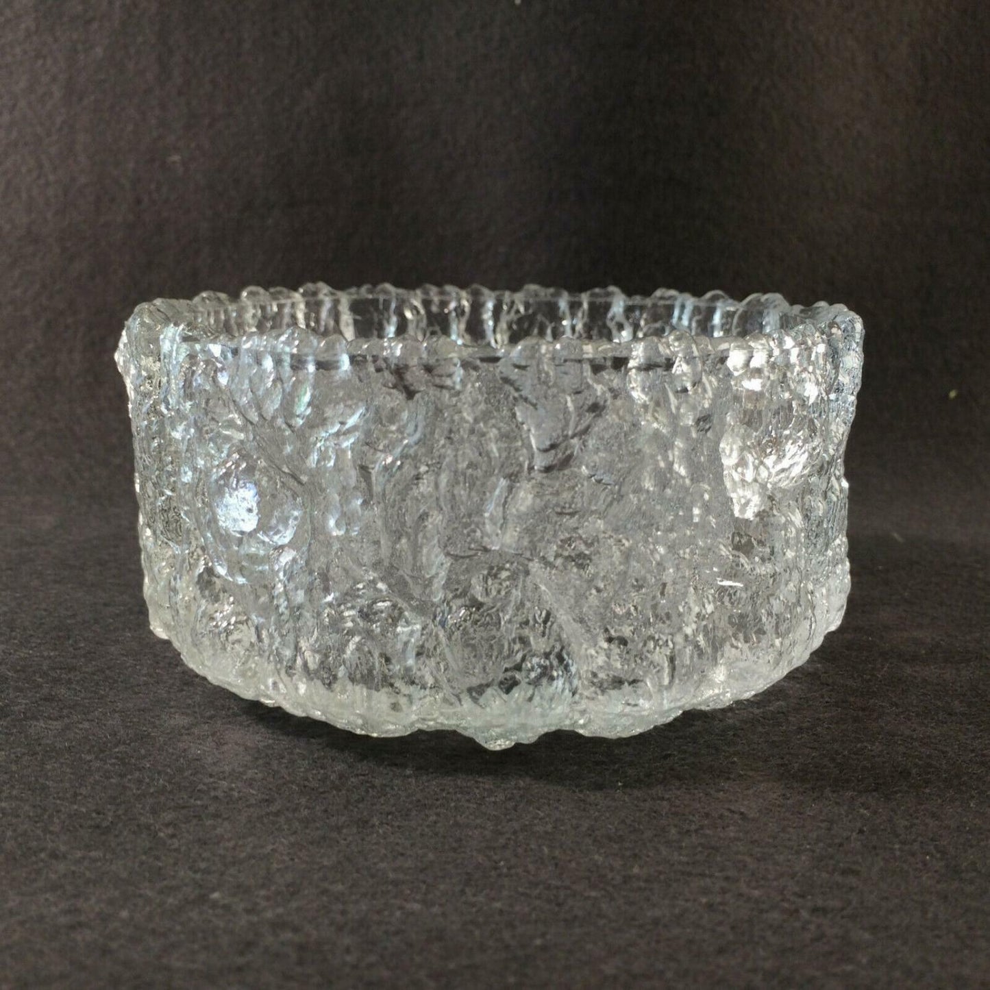 Borke 50er 60er 10,5 cm Schale Schüssel Glas Schälchen MID CENTURY 