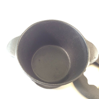 Gusseisen FONDUE Topf Stövchen Rechaude Eisen Vintage Danish Design 60er