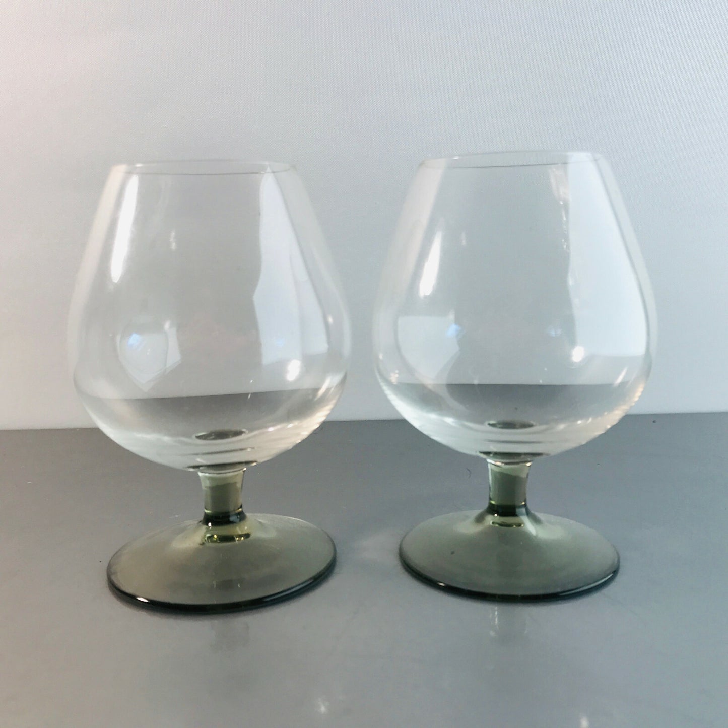 Cognacgläser 50er Brandweingläser Gläser Likörgläser 10,2 cm Rauchglas