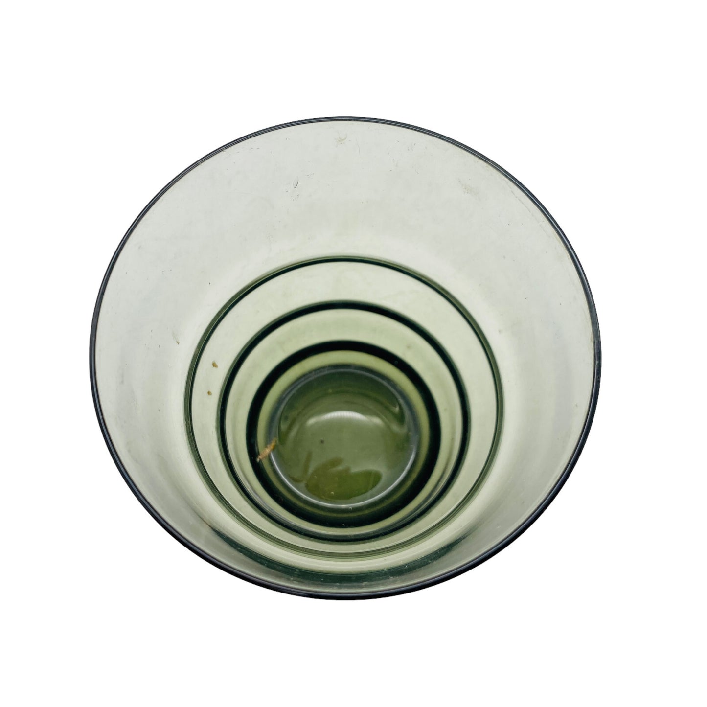 Rauchglas Wasserglas Glas 8,2 cm Vintage Trinkglas MID CENTURY 70er