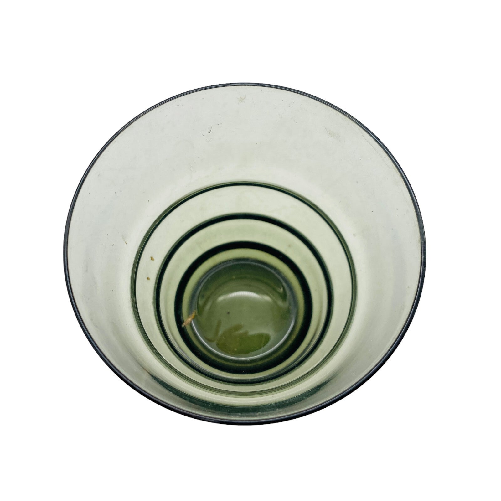 Rauchglas Wasserglas Glas 8,2 cm Vintage Trinkglas MID CENTURY 70er
