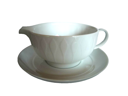 Rosenthal THOMAS Porzellan LANZETTE weiß Sauciere Kännchen 70er 