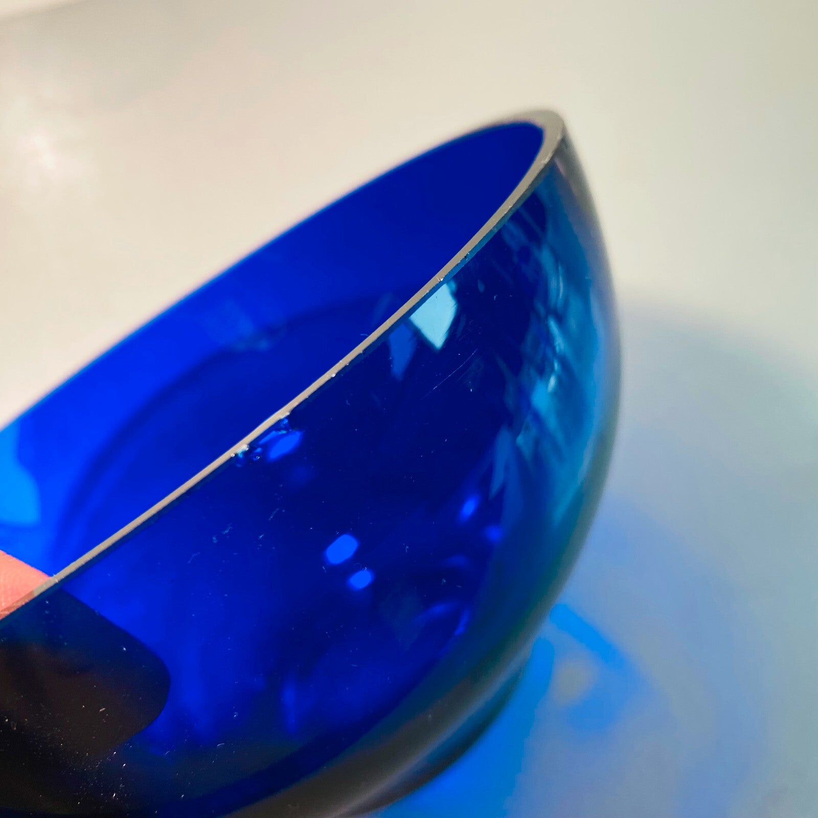 Schalen Schüssel Schälchen Glas 50er 60er blau Set 15/16 cm 50er 60er