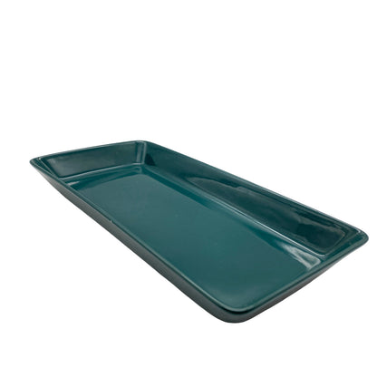 ARABIA Kaj Franck Finnland Kilta Teema GRÜN Schale 15x31 cm Platte Teller Ablage