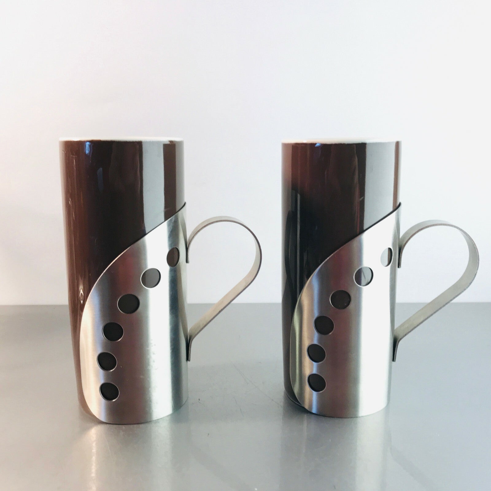 Schokoladengläser heiße Schokolade Kaba 2er Set braun 14,2 cm Porzellan