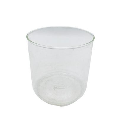 Jenauer Glas Vase H 161cm klar retro Bechervase Dekoration Blumenvase