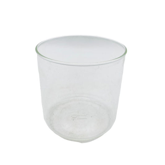 Jenauer Glas Vase H 161cm klar retro Bechervase Dekoration Blumenvase