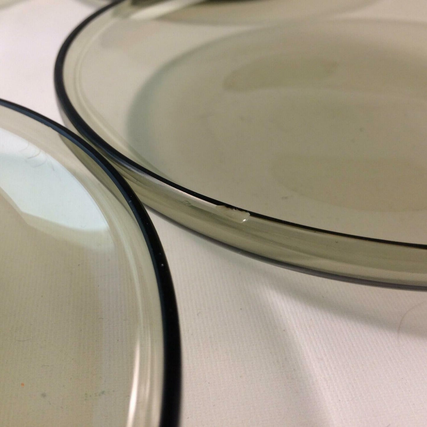 RAUCHGLAS 50er 60er Schüssel Schälchen Schale Set MID CENTURY 16,4 cm 5x