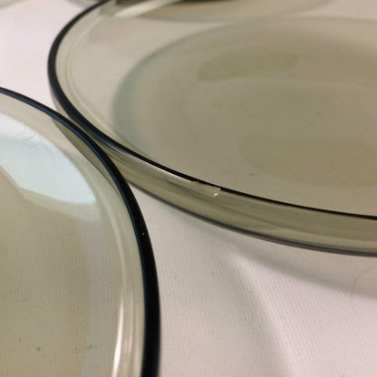 RAUCHGLAS 50er 60er Schüssel Schälchen Schale Set MID CENTURY 16,4 cm 5x