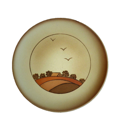 4er Set - SMF SCHRAMBERG Keramik LÄNDLICH Kuchenteller Teller 20