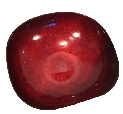 Emaille Gebäckschale 50er 60er emailliert D 17 cm rot