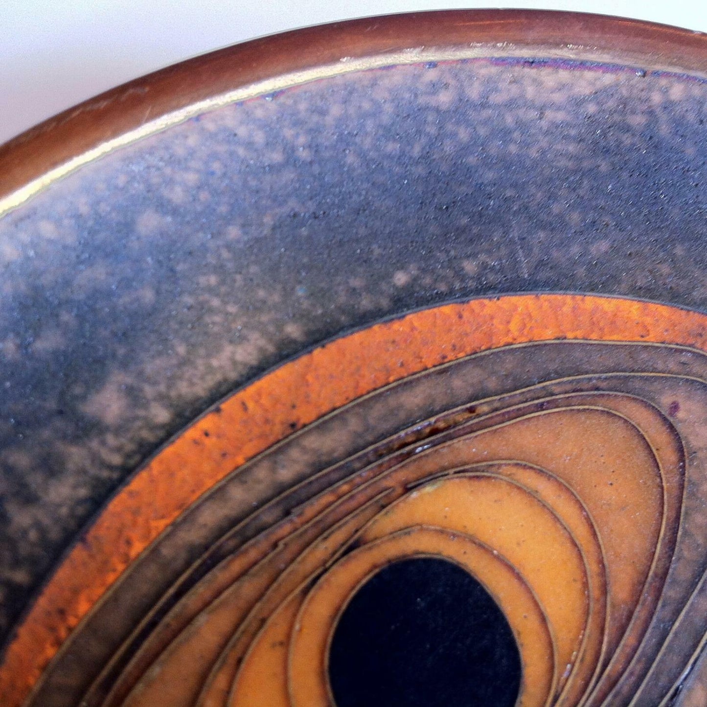 Käthe RUCKENBROD Teller Mattemaille Emaille Email Stegemaille 50er Schale