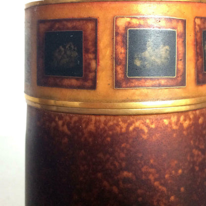 Käthe RUCKENBROD Dose Emaille 50er 60er Stegemaille Cloisonne Deckeldose