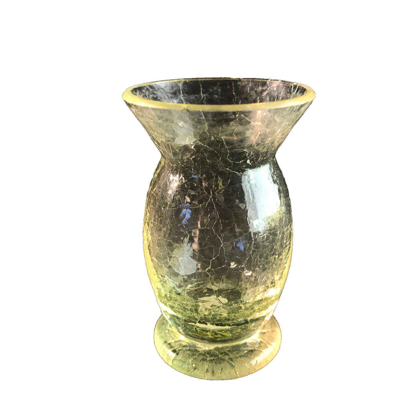 Vintage Bernstein Vase 50er 60er MID CENTURY 8,5 cm Craquelee 
