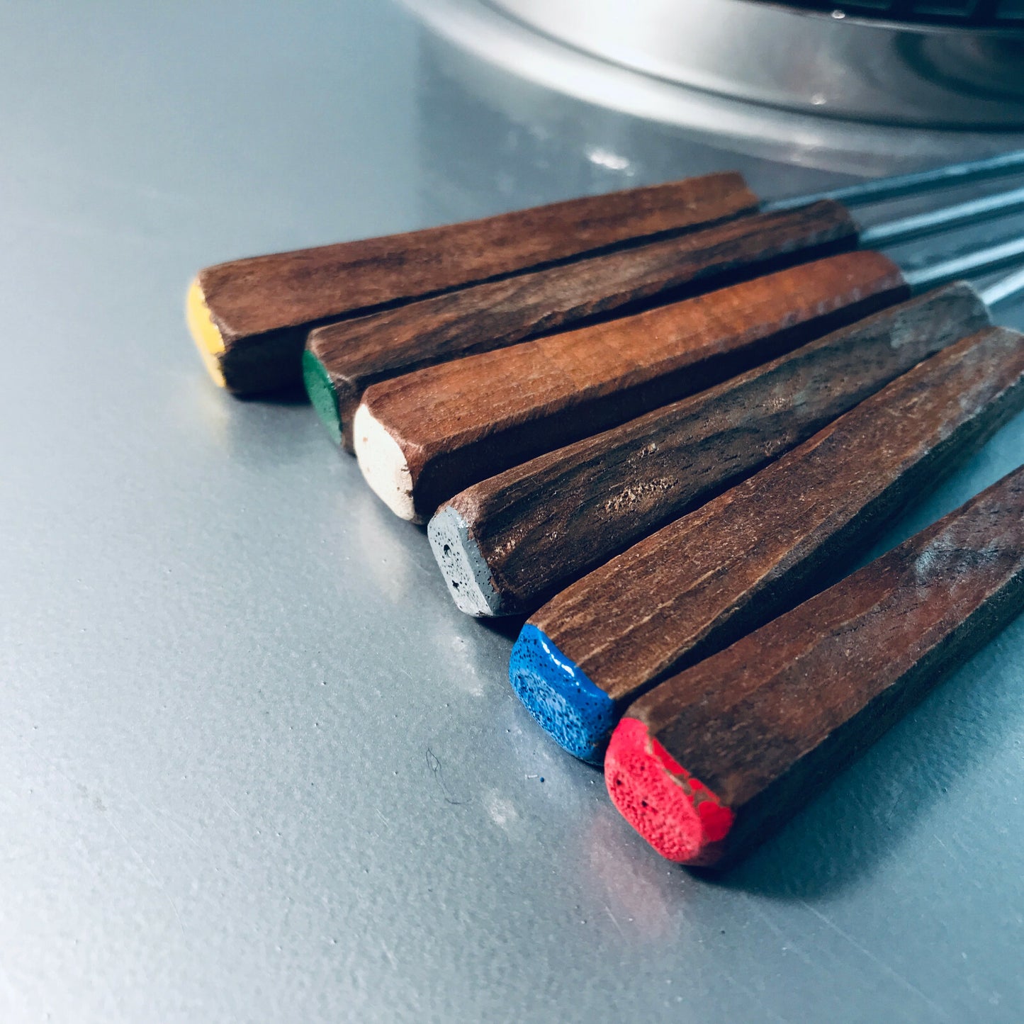 SPRING Swiss Fondue Topf Fonduetopf Stövchen Rechaud Edelstahl Gabeln