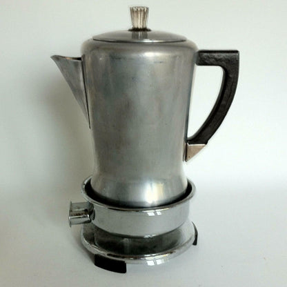 CONTIENTAL West Bend USA ALU Perkolator Kaffeekocher Kaffeemaschine  Dekoration