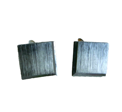 Alte MANSCHETTENKNÖPFE Manschetten CUFFLINKS silber eckig