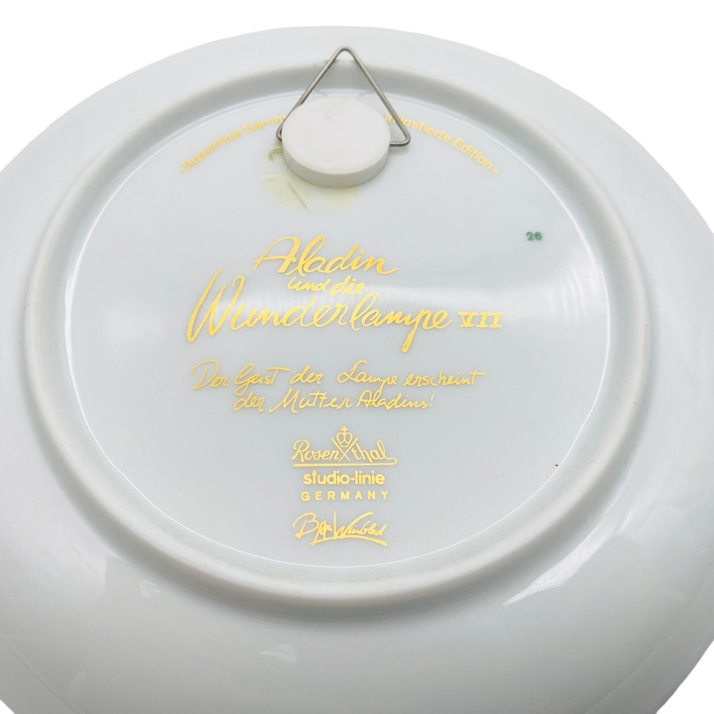 ROSENTHAL Sammelteller Aladin und die Wunderlampe III Der Geist der Lampe