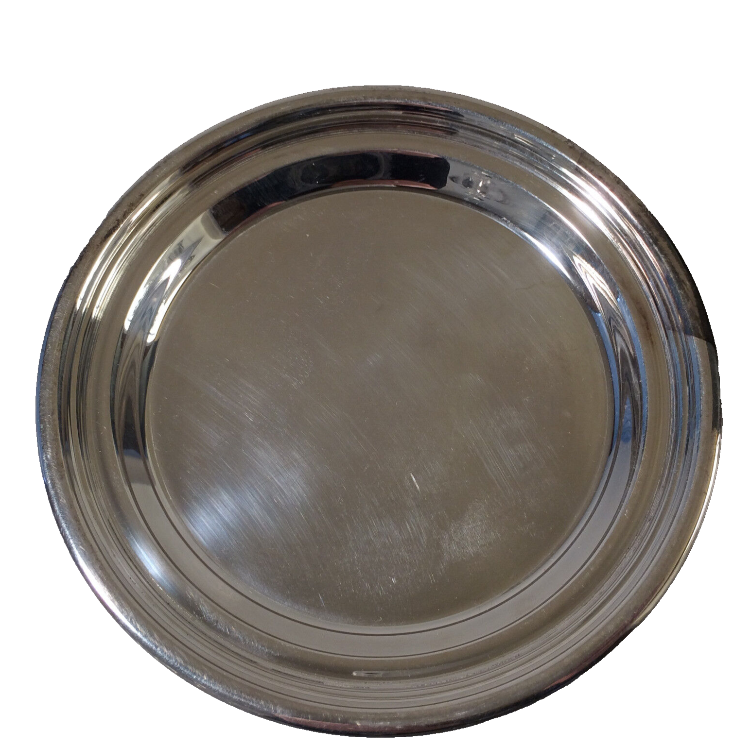 5 x EDZARD Gläserteller versilbert 11,3 cm Vintage Teller 60er MID CENTURY