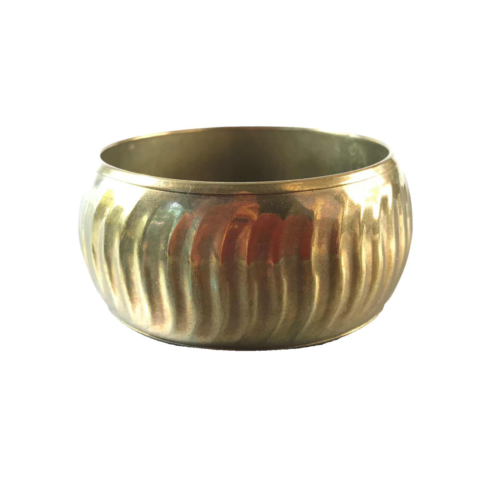 ARMREIF Vintage Messing innen D 6,5 cm Armring 60er 70er Vintage