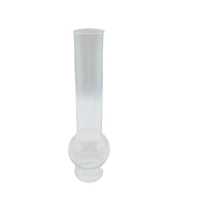 Ersatzschirm Windlicht 60er 70er Glas Petroleumleuchte transparent 25,8 Schirm