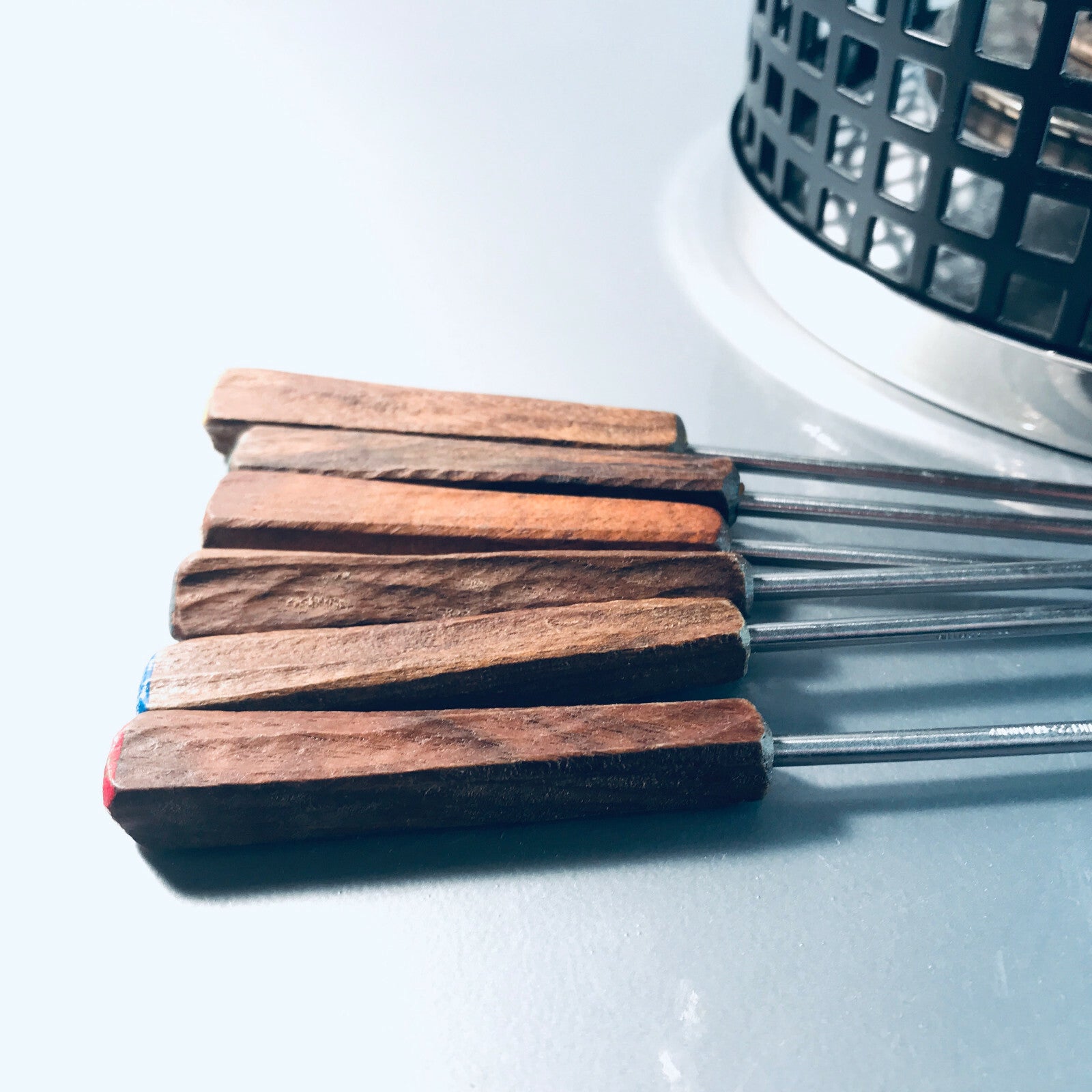 SPRING Swiss Fondue Topf Fonduetopf Stövchen Rechaud Edelstahl Gabeln