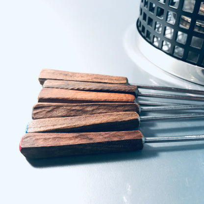 SPRING Swiss Fondue Topf Fonduetopf Stövchen Rechaud Edelstahl Gabeln