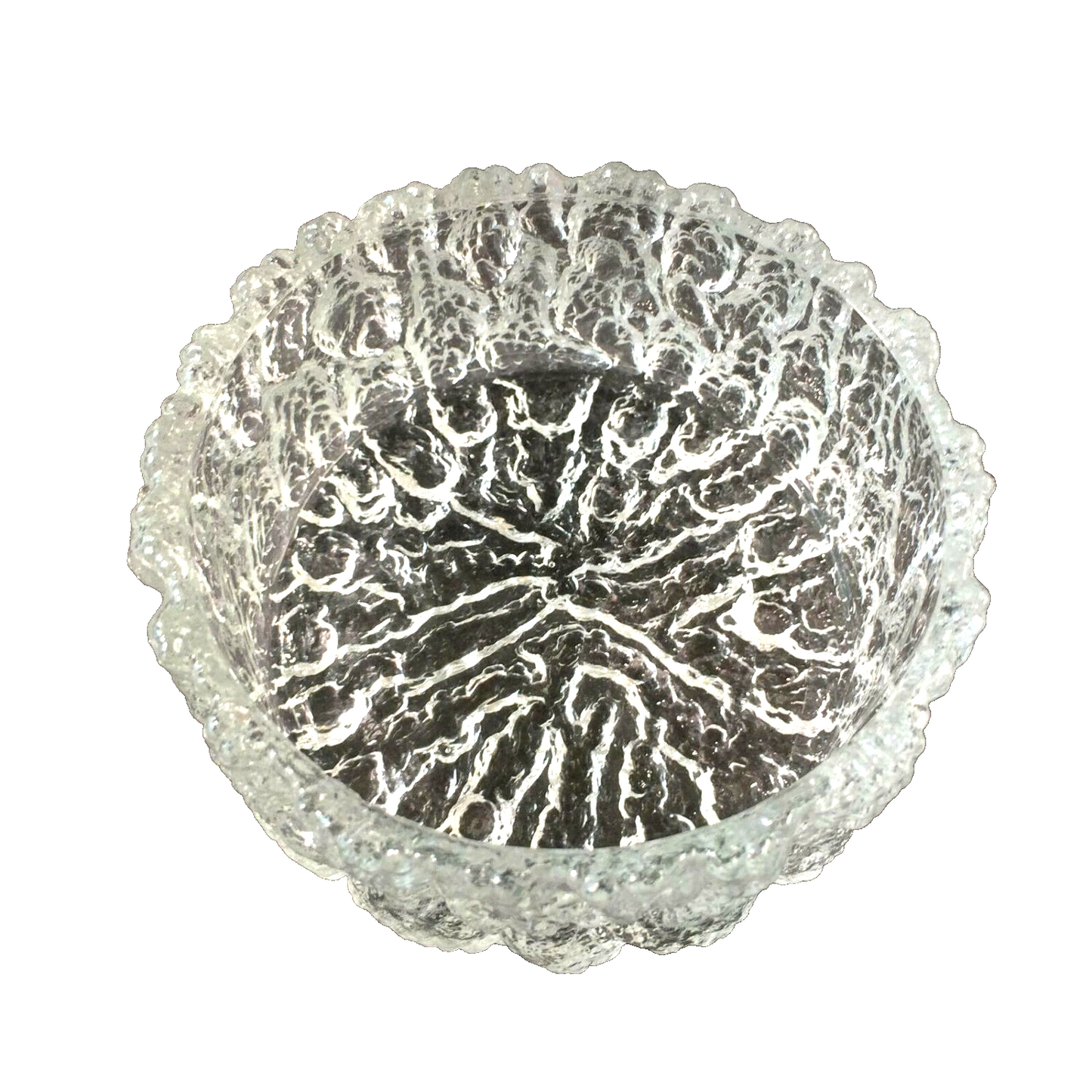 Borke 50er 60er 10,5 cm Schale Schüssel Glas Schälchen MID CENTURY 