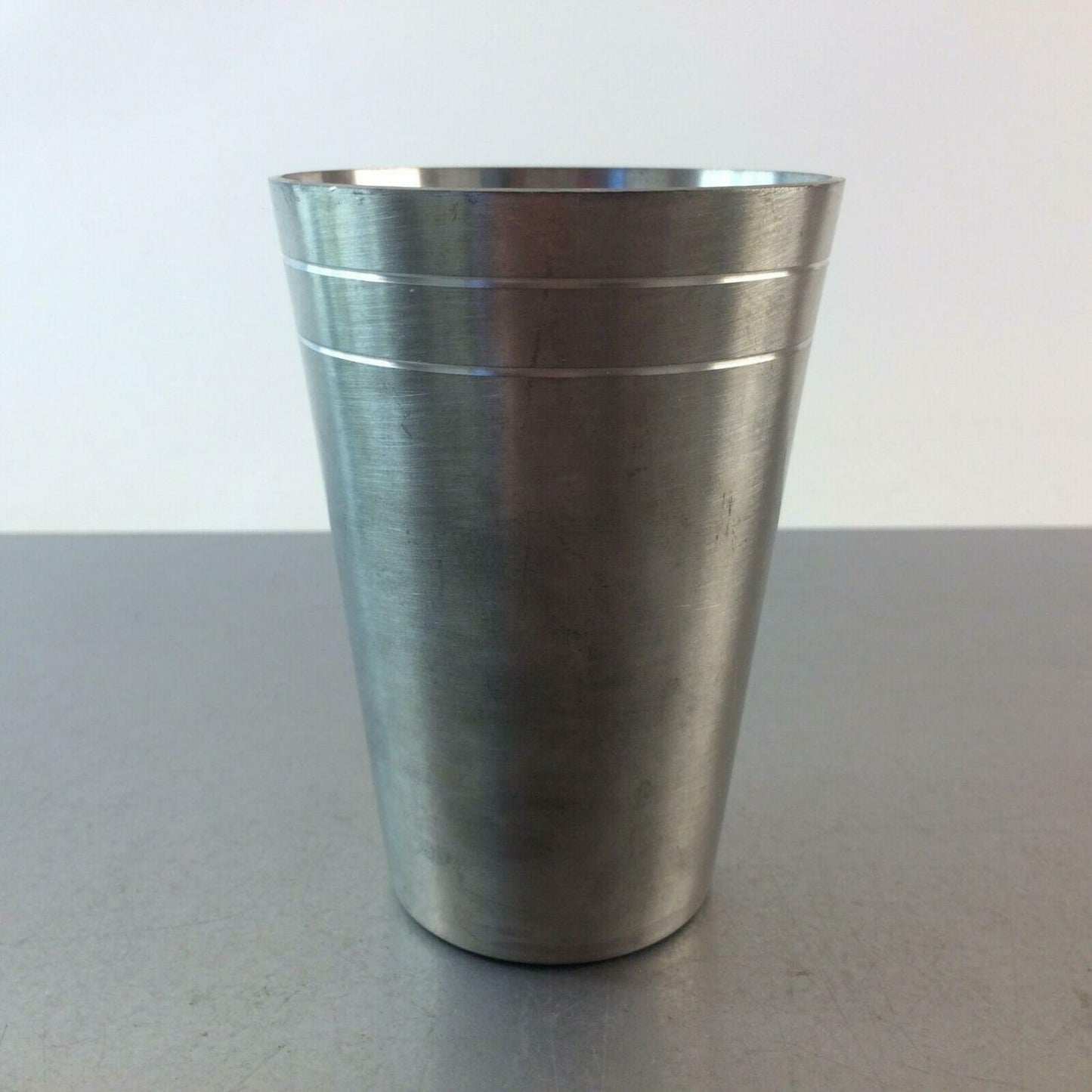 Zinnbecher Zinn Becher 11 cm Reinzinn Trinkbecher 