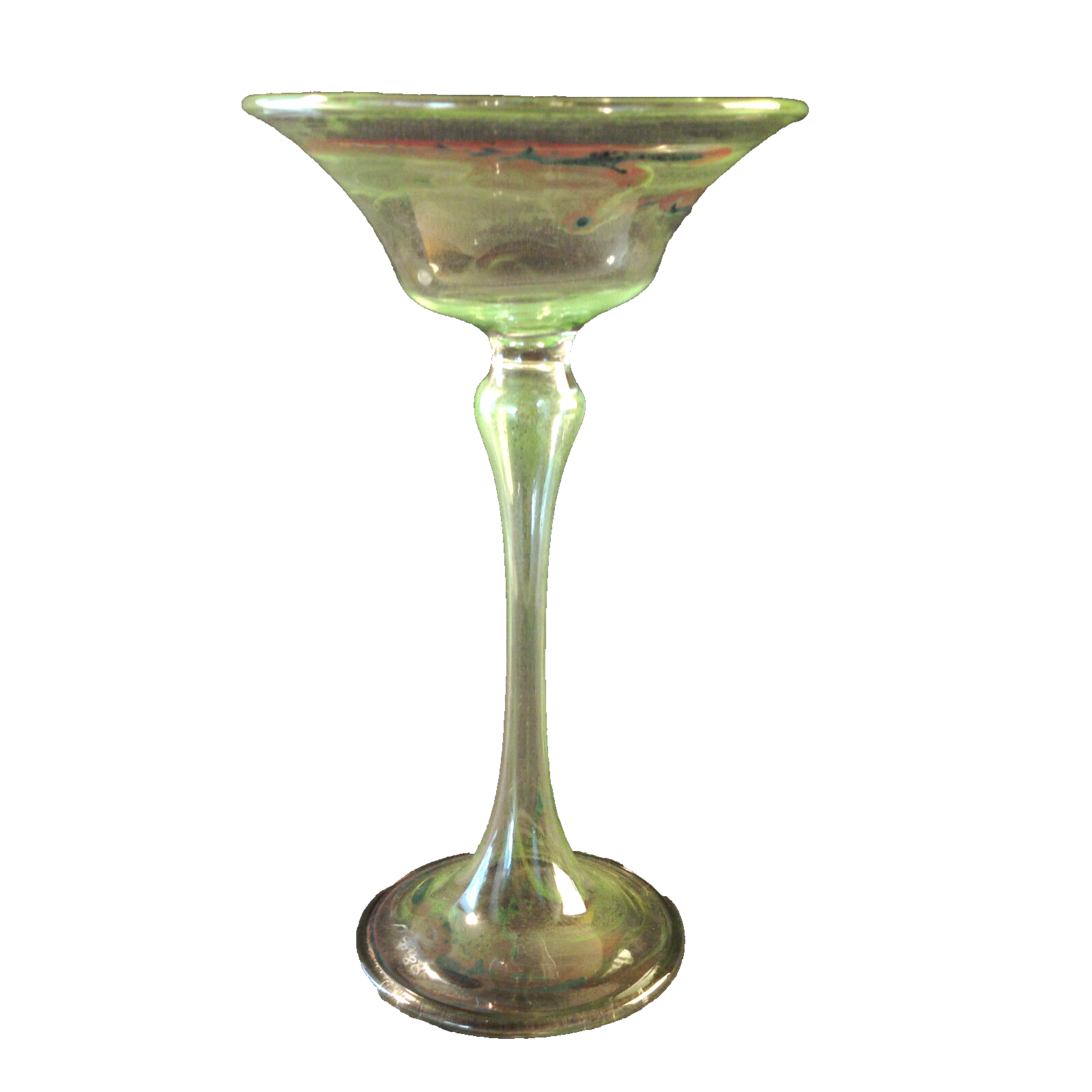 Vase Schale (sign.) 70er 80er Glas 18 cm Schälchen 